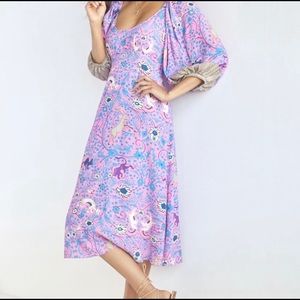 Anthropologie Plenty by Tracy Reese Midi Dress